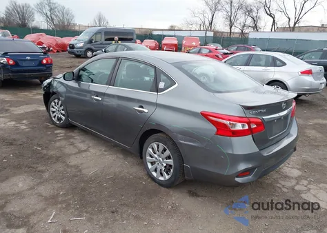 2017 Nissan Sentra S из США, поврежденный, VIN 3N1AB7AP9HY355532